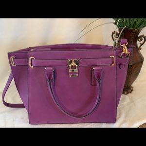 Beautiful rich purple handbag NWOT